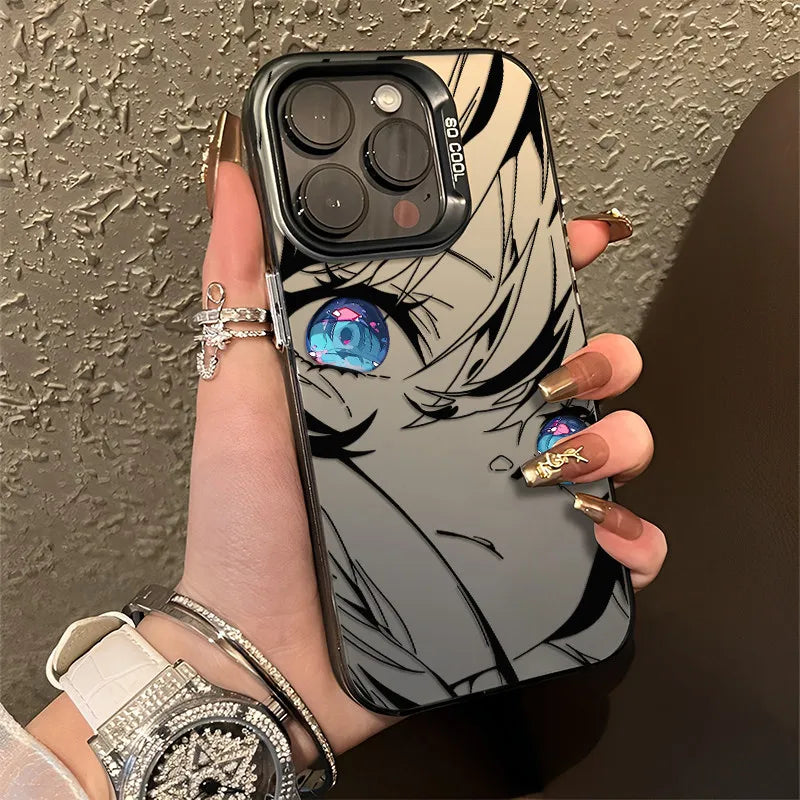 Black Line Hatsune Miku Frosted Case for Xiaomi Mi 15 14 14T 13 13T 12 12T 12X 12S 11 Lite POCO F6 F5 X6 X5 M6 Pro 5G 4G Cover
