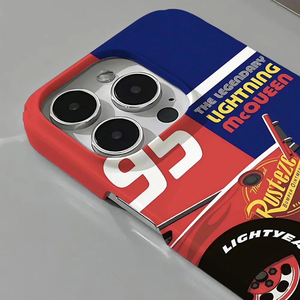 Phone Case for iPhone 17 16 15 14 13 12 11 Pro Max X XR XSMax 7 8 Plus Air Glossy Film Hard PC Cover Hot L-Lightnings M-McQueens