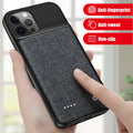 Smart Battery Charger Case For iPhone 15 Pro Max Silm Extenal Battery PowerBank charging Cove ForiPhone 15 Plus Power bank Cases