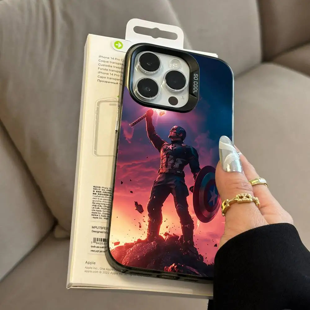 Cool-C-Captain-A-America-s Phone Case For IPhone 17 16 15 11 12 13 14 Pro Max 16 Plus 12 Mini 7 8 XR XS 15Pro MAX Cove