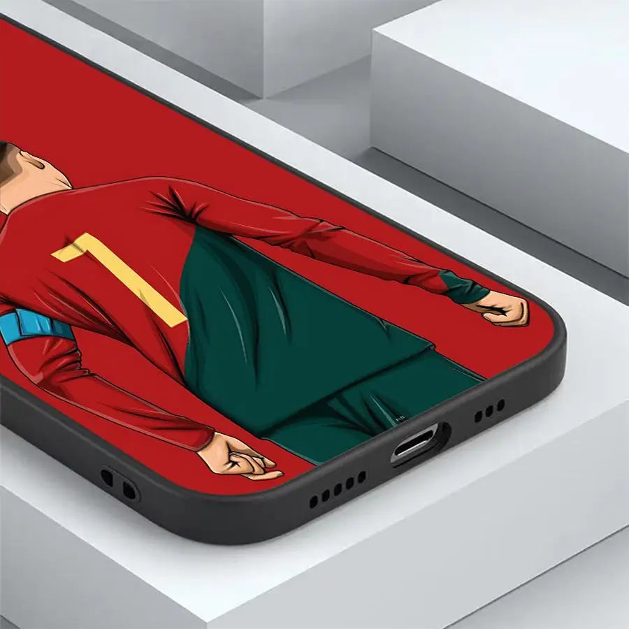 Football Star Numbers Phone Case for Motorola Moto G73 G60 G22 G71 G52 G53 Edge 40 30Pro 20 G50 G30 G72 G51 Soft Cover