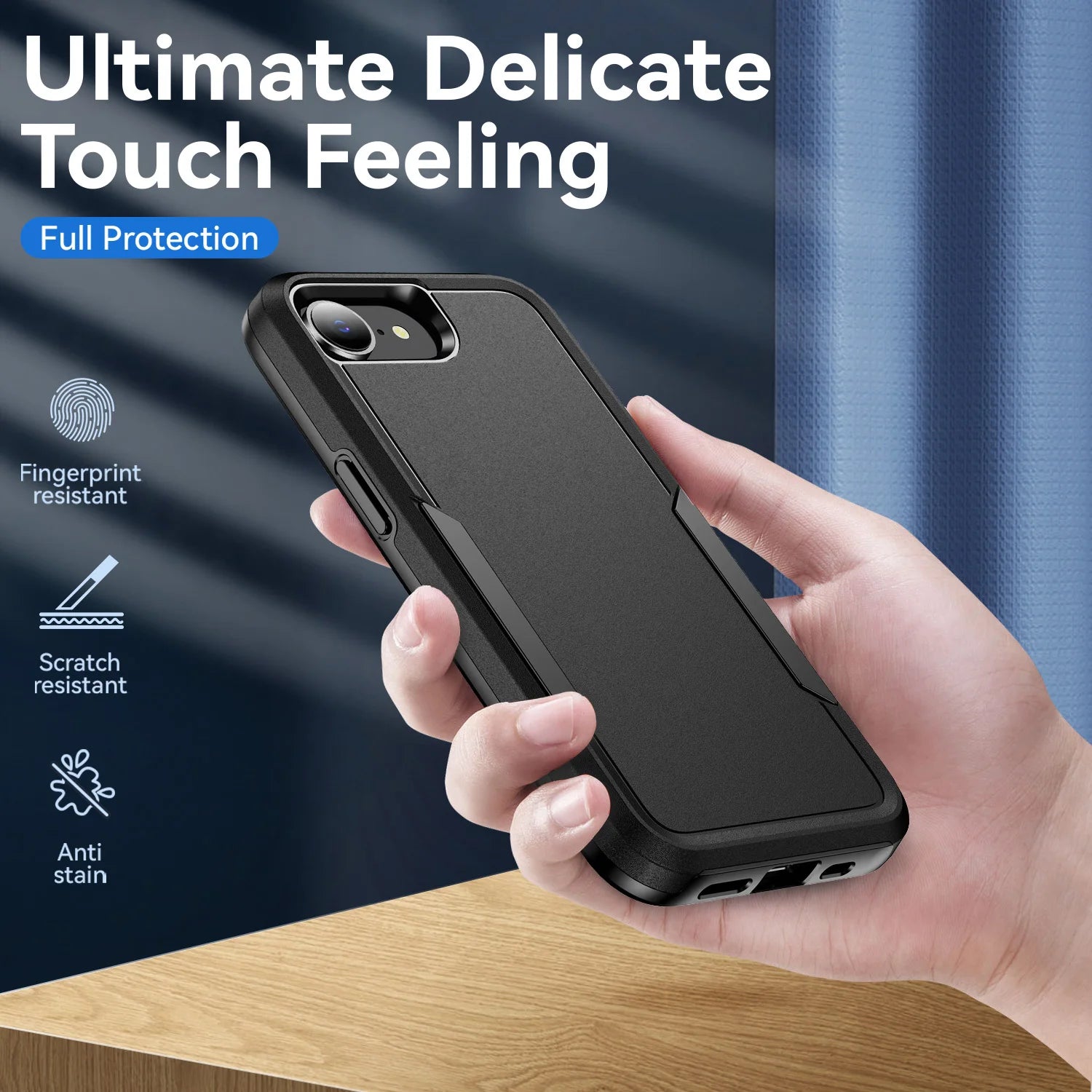 Durable Case for Iphone 17E 16e 17 Pro Max 16 Plus 13 12 14 15 16 Pro Max 17 Air Iphone16e Iphone17 Shockproof Armor Back Cover
