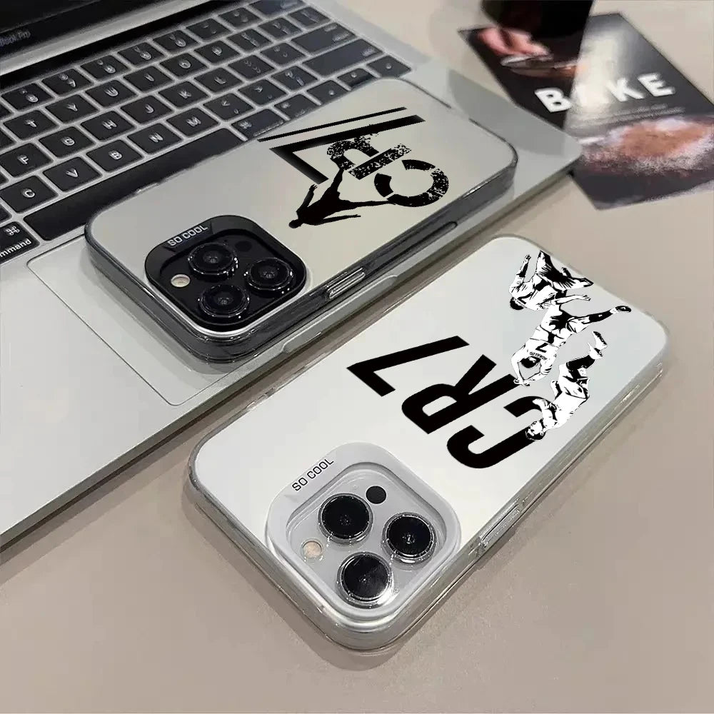 Football Star CR7 Phone Case for Samsung Galaxy S26 S25 S24 S23 S22 S21 S20 Note20 FE Ultra Edge Plus 5G Anti Fall Matte Cover