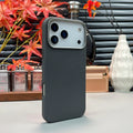 Diamond Relief Leather for MagSafe Case For iPhone 17 17Pro Max 16 Pro 15 14 13 Alloy Lens Wireless Charging Shockproof PC Cover