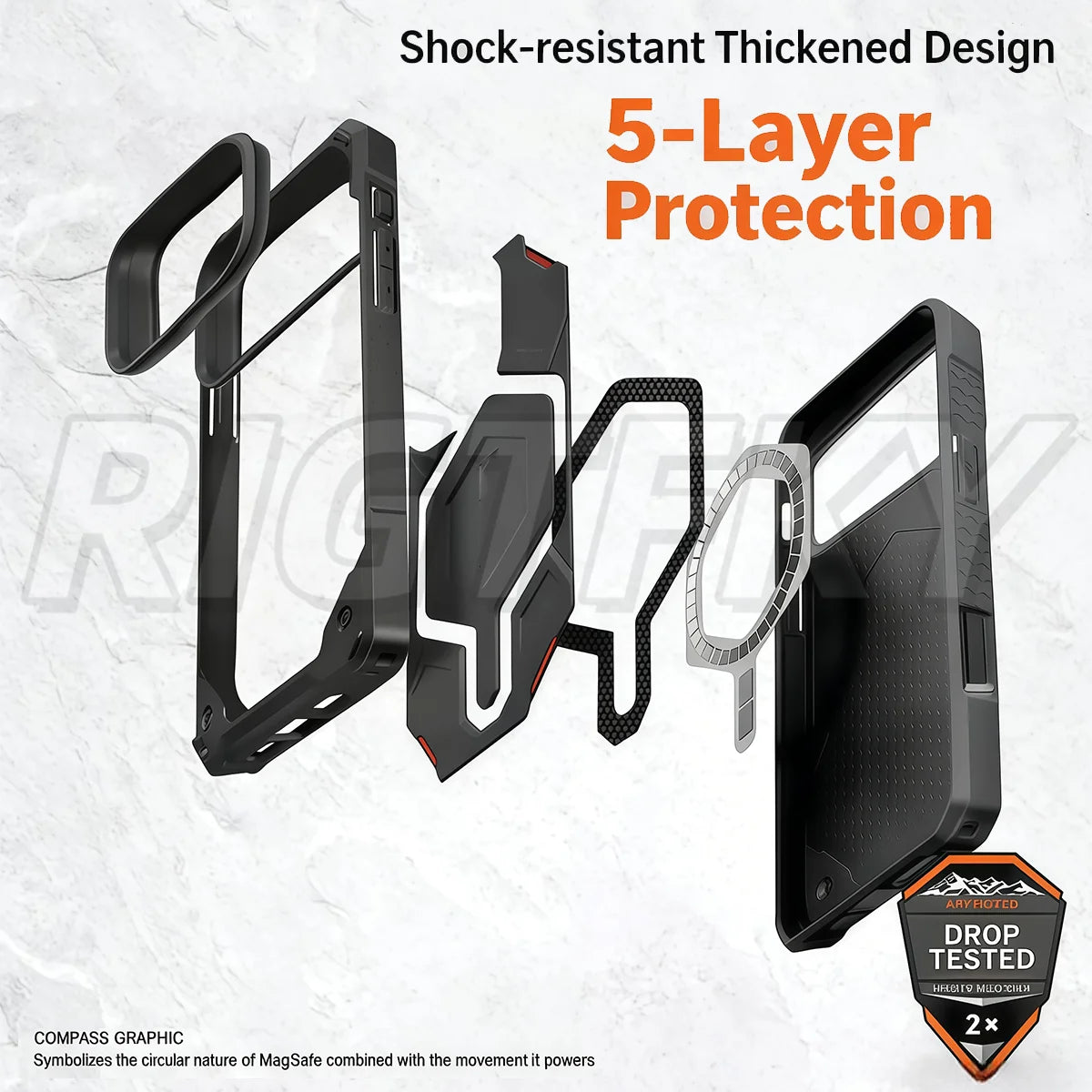 for MagSafe Pathfinder Case Military Grade Drop Protection for iPhone 17 Pro Max 17 Air 16 15 14 13 12 Outdoor Shockproof Armor