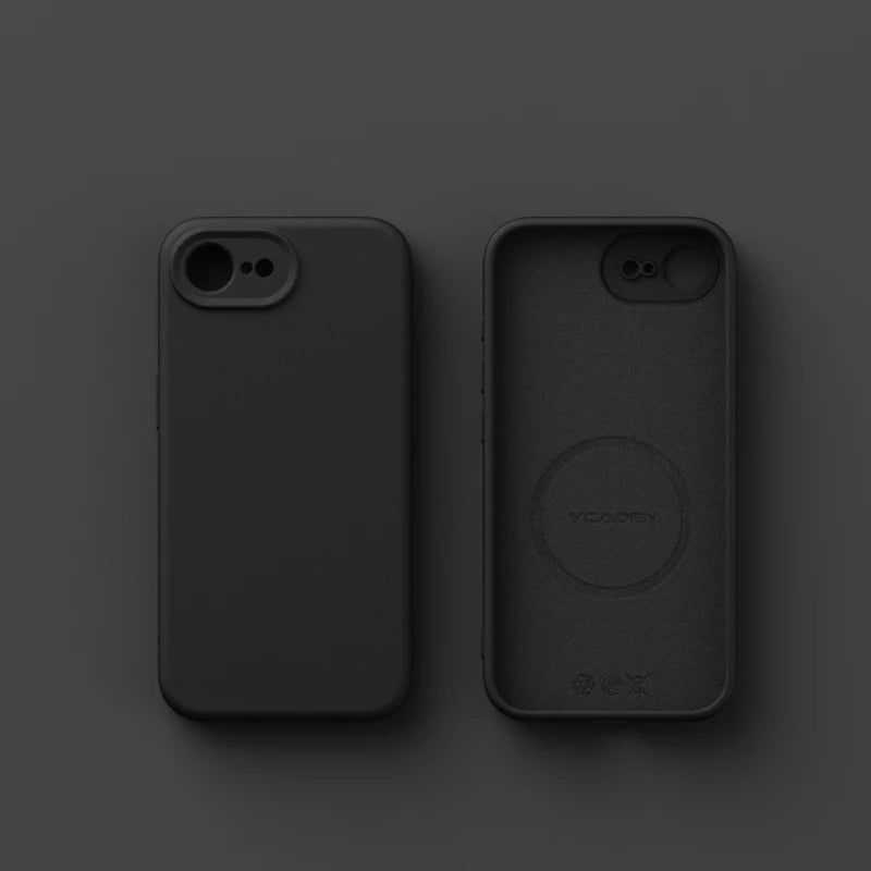 Magnetic Original Liquid Silicone Phone Case For iPhone 17E 17 Air 16E 16 Plus 15 14 13 12 Pro Max 17Pro For Magsafe Matte Cover