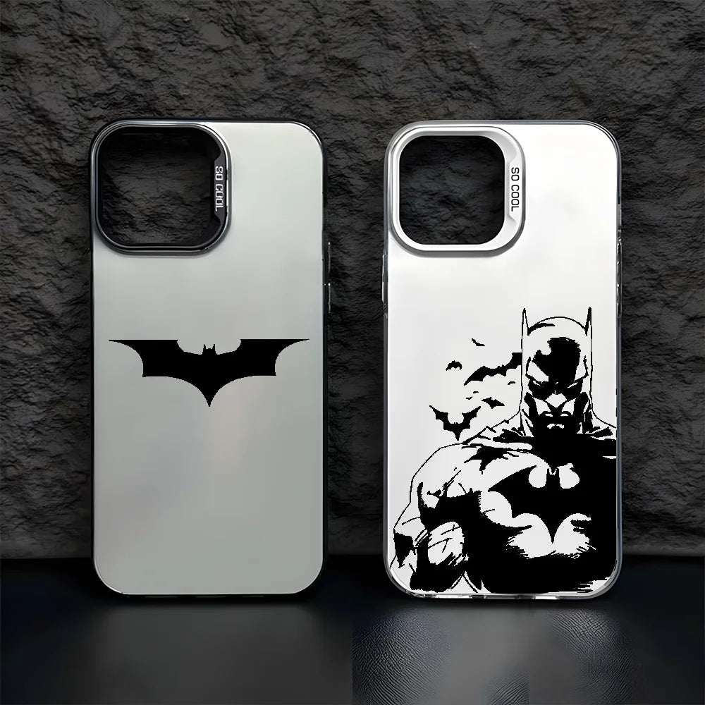Black-B Movie Phone Bat-ManS Case For iPhone 17 16e 16 15 14 13 12 11 mini Pro Max X XR 8 7 Air Plus Anti Fall Matte Back Cover