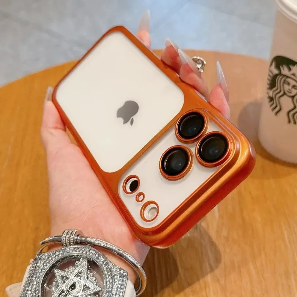Luxury Ultra Slim Plating Matte Soft Case for iPhone 17 Air 16 15 14 13 12 11 Pro Max Camera Protection Frosted Shockproof Cover