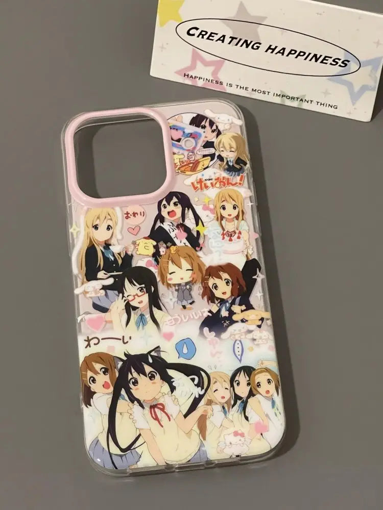 INS Japanese Light Sound Young Girl For IPhone 17 16 15 14 13 12 11 Promax X XR XSMAX 7 8 Plus Fashion Minimalism Matte Advanced
