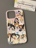 INS Japanese Light Sound Young Girl For IPhone 17 16 15 14 13 12 11 Promax X XR XSMAX 7 8 Plus Fashion Minimalism Matte Advanced