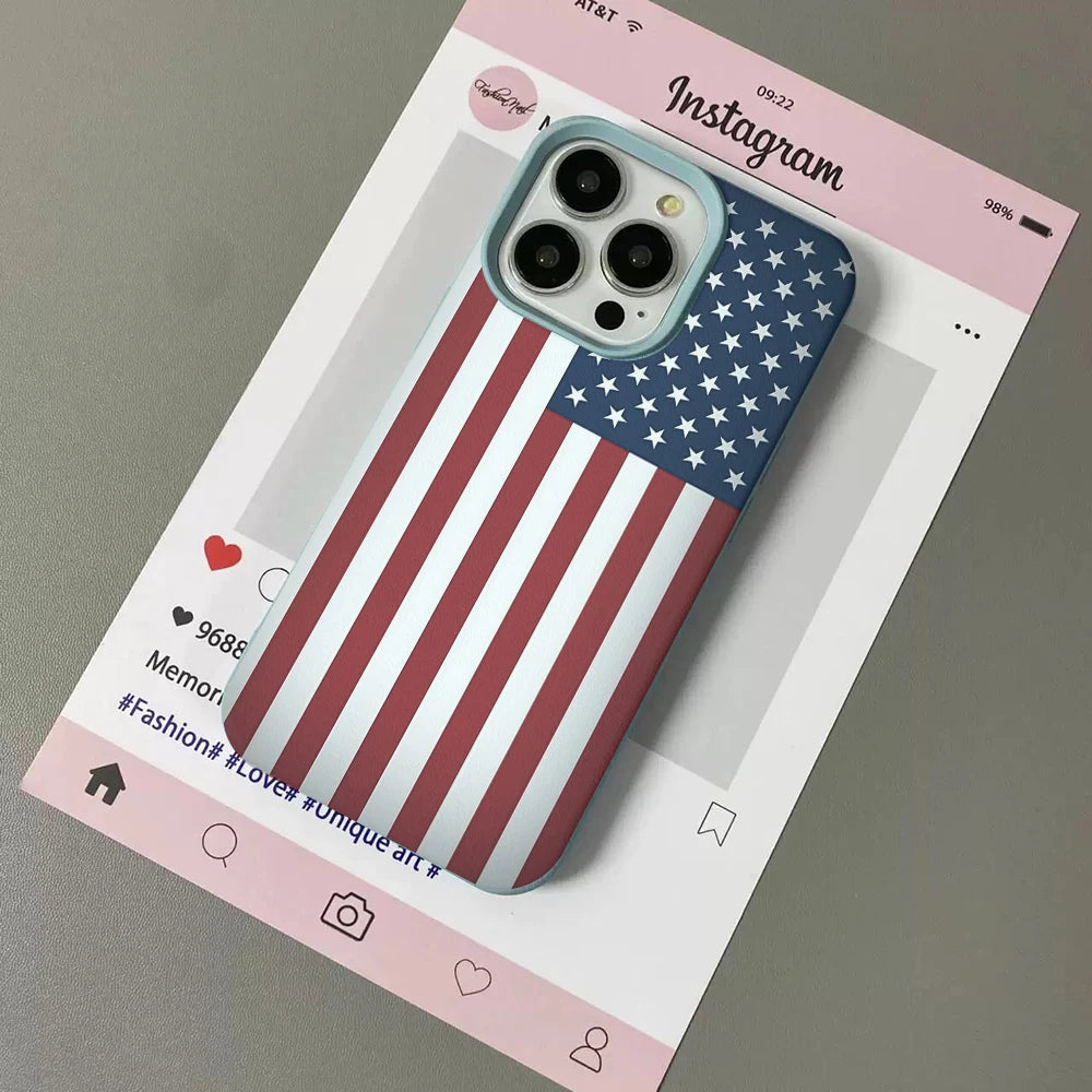 Personalized National Flag Phone Case For IPhone 17 Air Cases For IPhone 16 15 14 Plus 13 12 11 Pro Max  16 15 14 Plus Cover