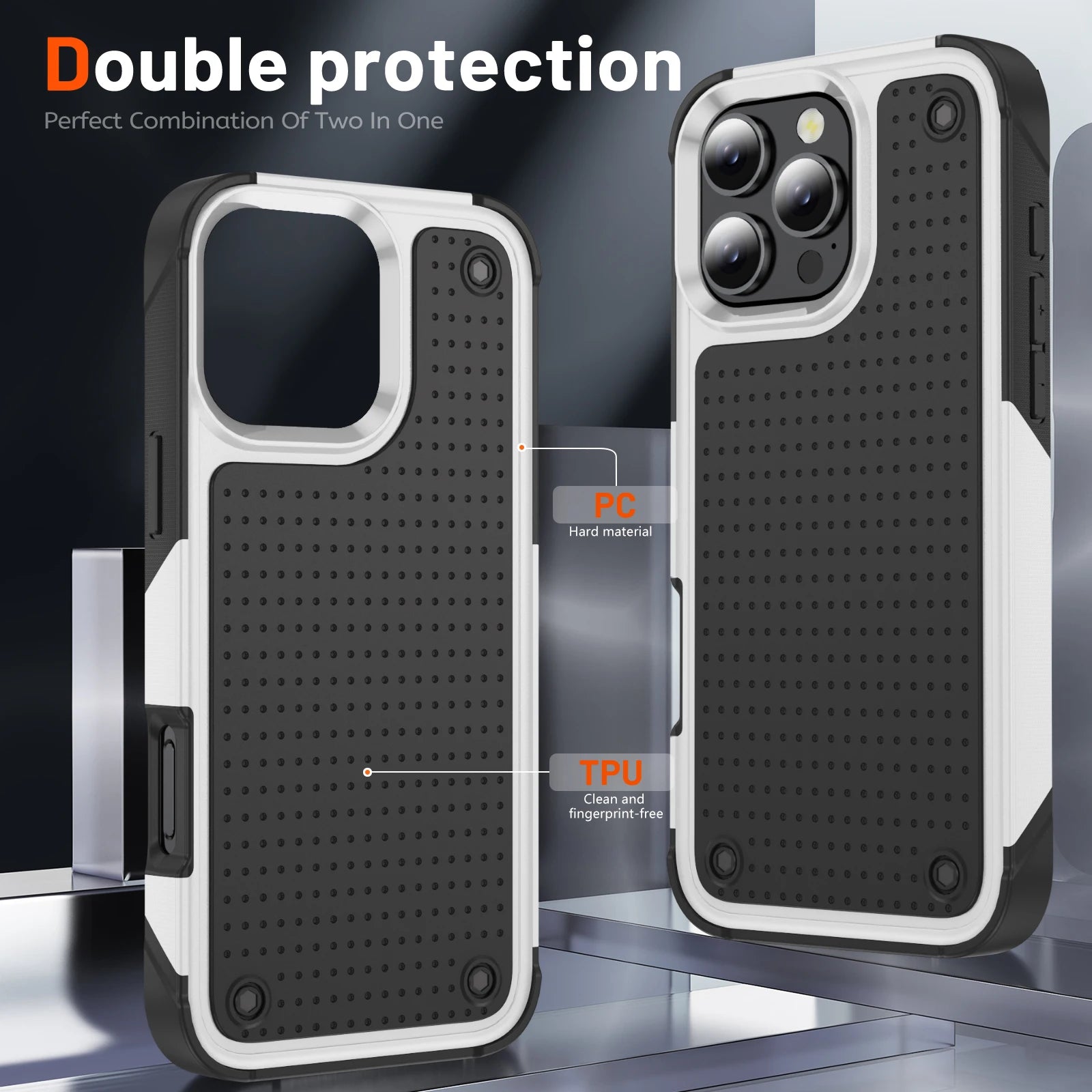 Heavy Duty Shock Absorption Case for Iphone 17 Pro Max 15 16 14 Plus 13 Pro Max 17 Air Iphone17 Iphone16 Phone Accessories