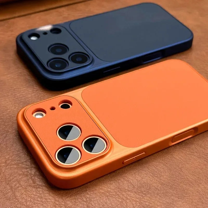 Luxury Retro Matte Phone Case for iPhone 17 16 15 Pro Max 17Pro 16Pro Camera Protection Cases for iPhone 14 13 17 Pro Max Cover