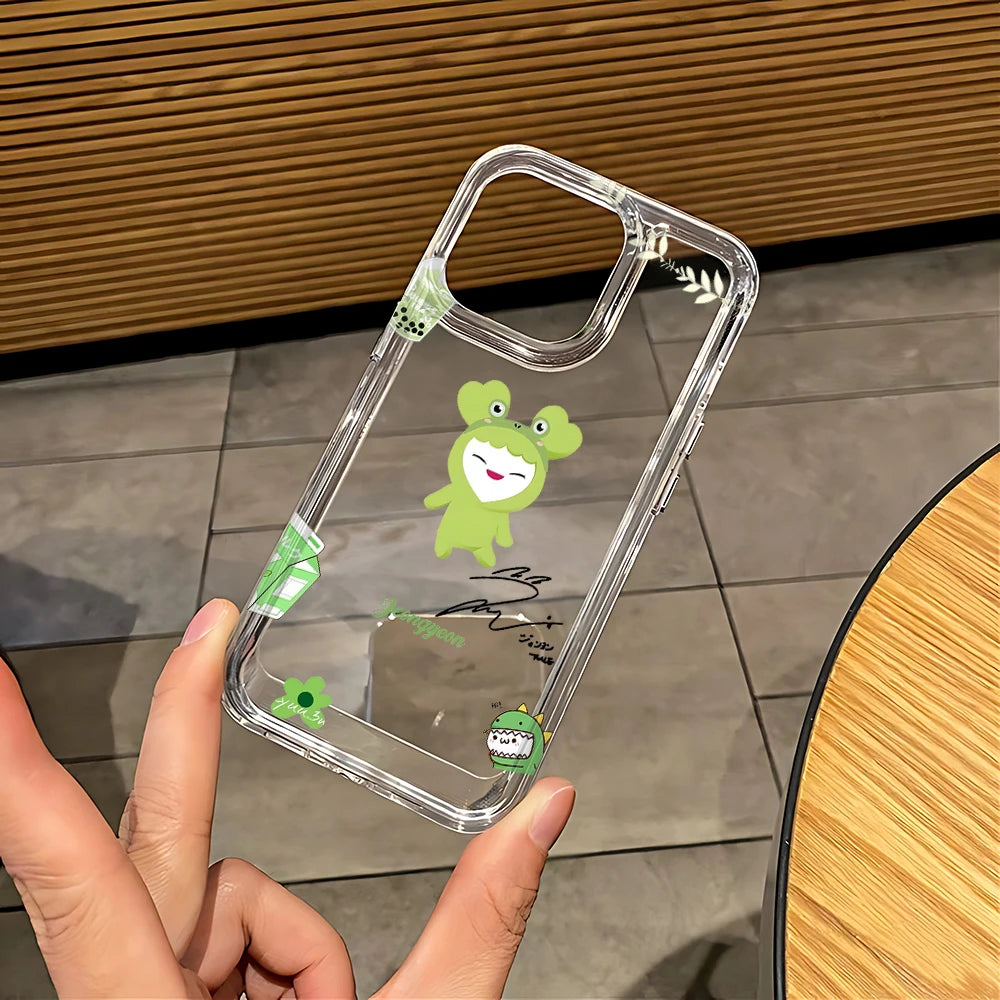 Super cute Kpop girl group T-Twice Phone Case for iPhone 17 16e 16 15 14 13 12 11 Pro Max 7 8 Plus X XR Airbag Anti Clear Cover