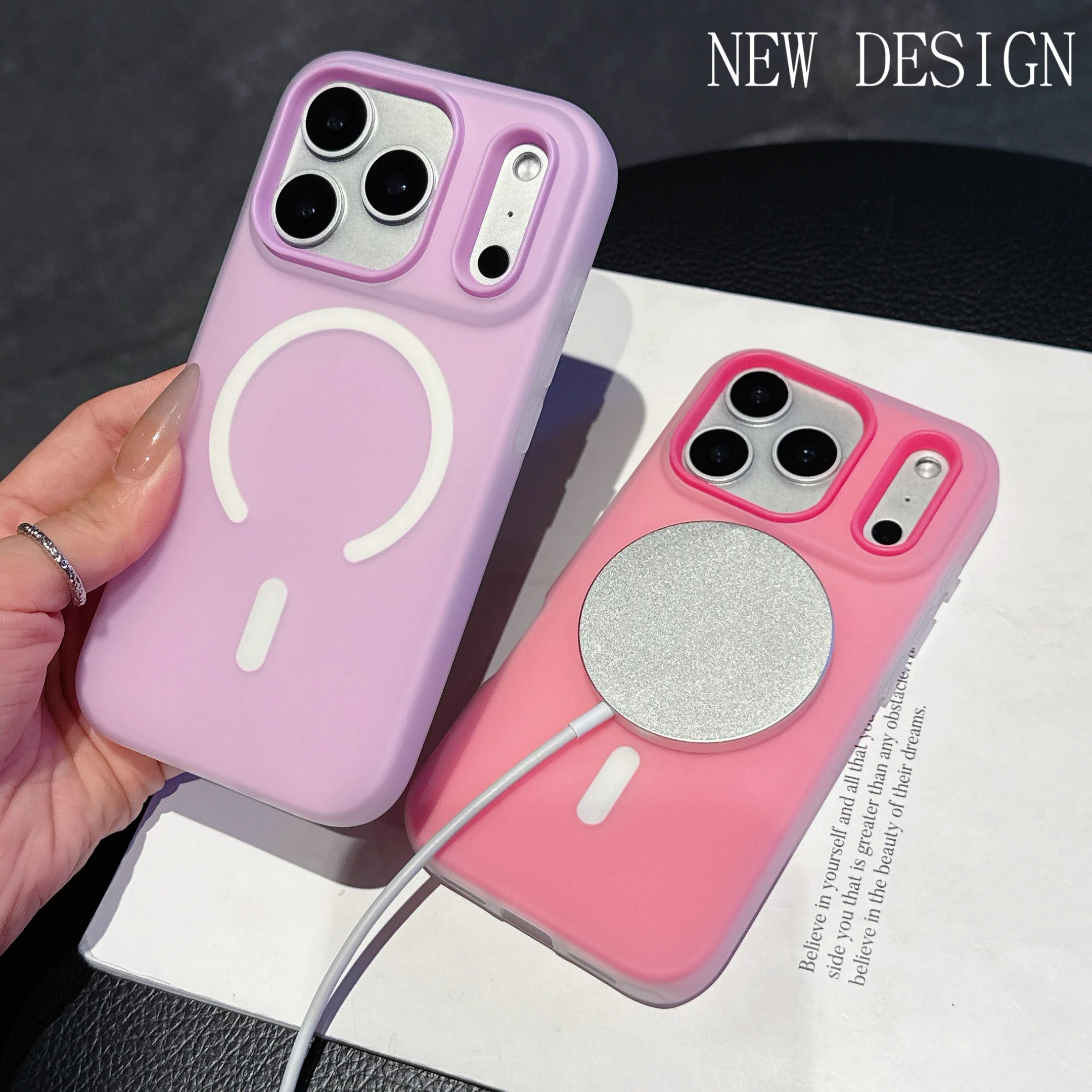 Original Candy Color 2IN1 Magnetic Case For iPhone 17 Air 16 15 14 13 12 11 Pro Max Plus For Magsafe Wireless Charge Matte Cover