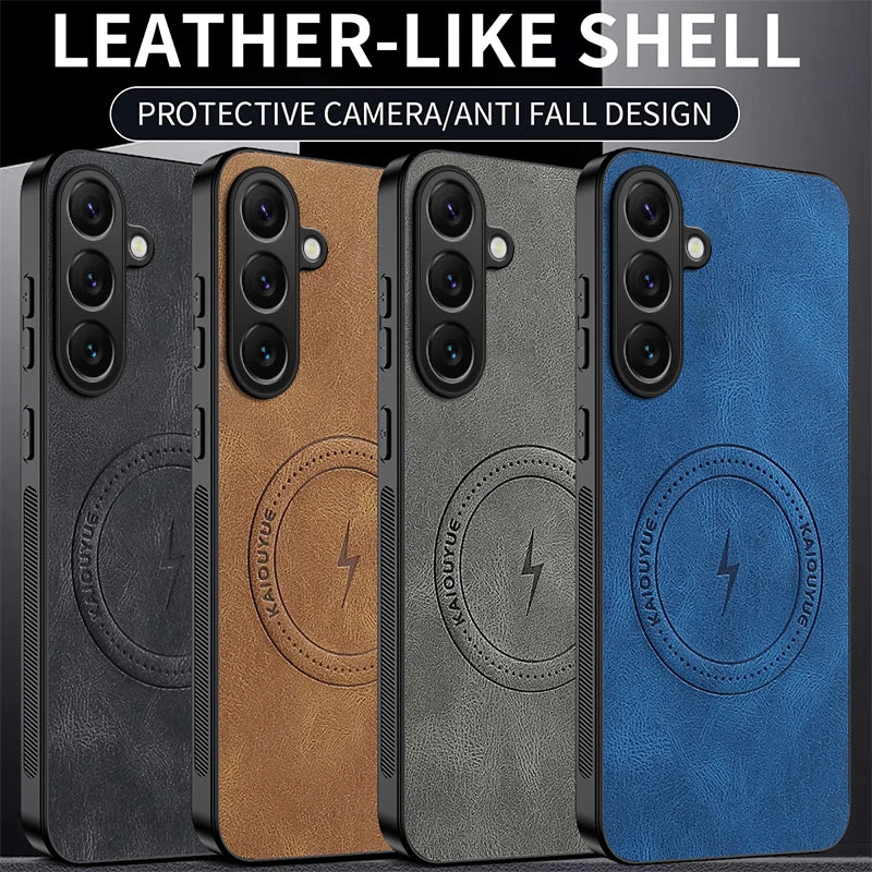 New Style Leather Phone Case For Samsung Galaxy S26 S25 S24 S23 S22 S21 Ultra Plus S25Edge S25FE S24FE S23FE S21FE Cover Cases