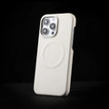 Luxury Sheepskin Leather Magnetic Phone Case for iPhone Air 12 13 14 15 16 17 Pro Max 15pro Charging Business For MagSafe Cover