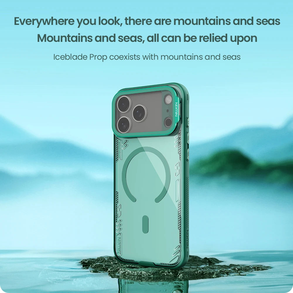 Nillkin Magnetic Case For iPhone 17 Pro Max Anti Fingerprint Shockproof Back Cover