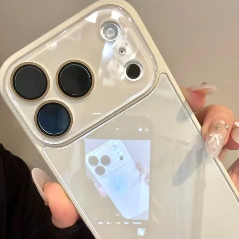 Luxury Candy Color Tempered Glass Camera Protection Case for iPhone 17 16 15 14 13 12 Pro Max Shockproof Bumper Hard Back Cover