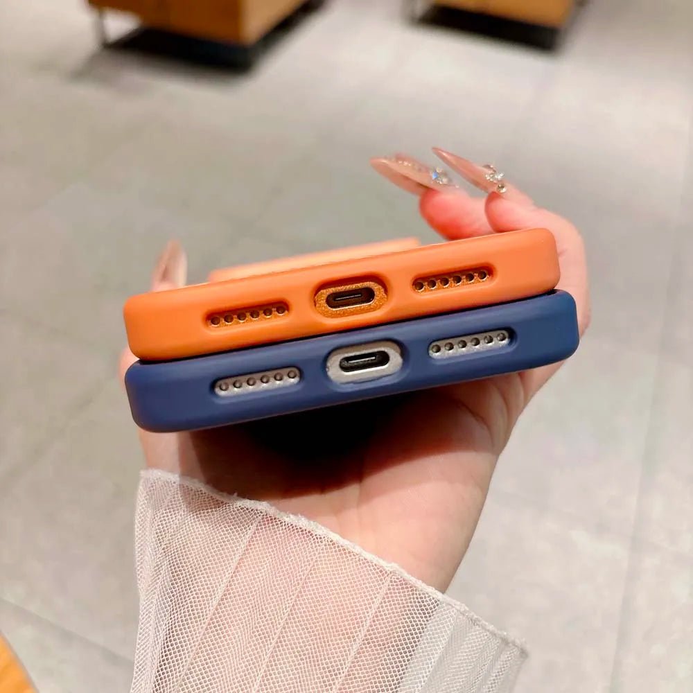 Q8 Cooling Heat Dissipation Magnetic Phone Case For iPhone 17 16 15 14 13 Pro MaxBreathable Back Cover For Magsafe Funda