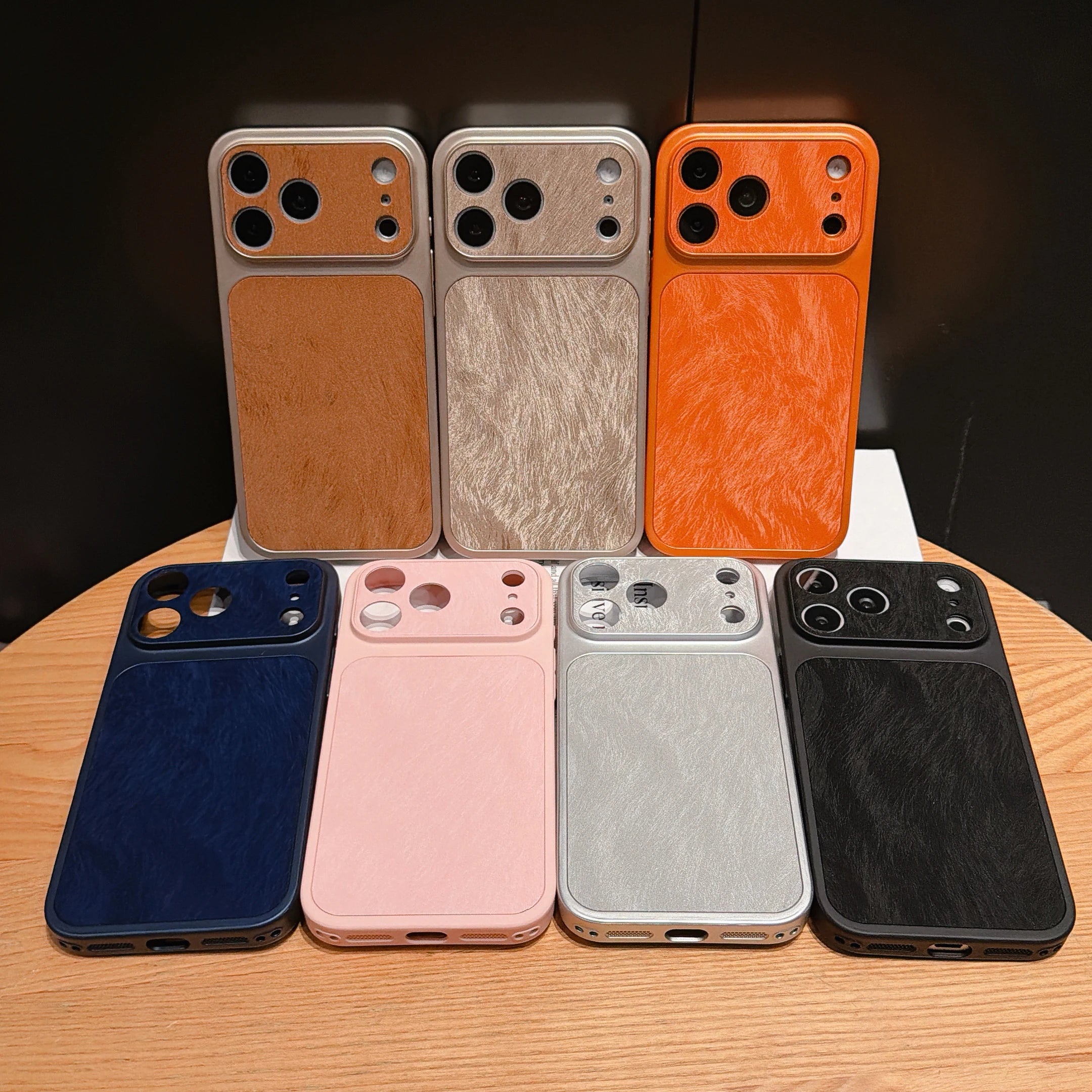 Luxury acrylic shock-absorbing case For iPhone 17 14 13 12 Pro Max 16 15 Plus feather patterned protection back cover
