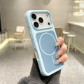 Original Liquid Silicone Dual Color For Magsafe Case For iPhone Air 17 16 15 14 13 Pro Max Plus Magnetic Charge Shockproof Cover