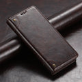 Flip Leather Phone Case for Samsung Galaxy S26 S25 S24 Ultra S22 S23 Plus Note 20 with Magnetic Card Slot Holder Cover LS055