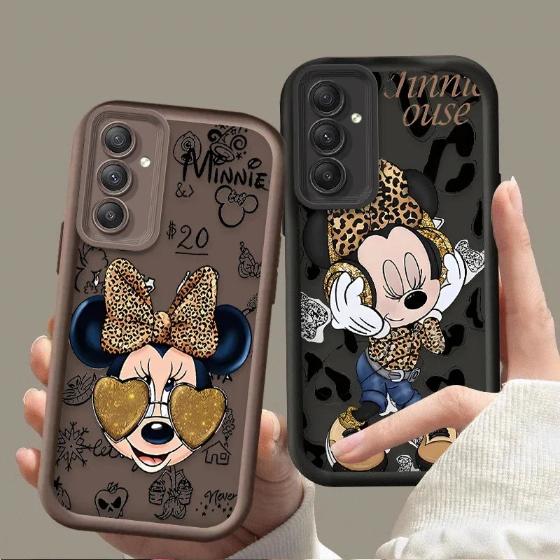 Disney Cartoon Minnie Mouse Case For OPPO A6S A6X A5X A3X A6 A5 A3 Pro Reno 15F 15 14 Pro 13 13F 12F 11F 12 11 Pro Plus 5G Cover