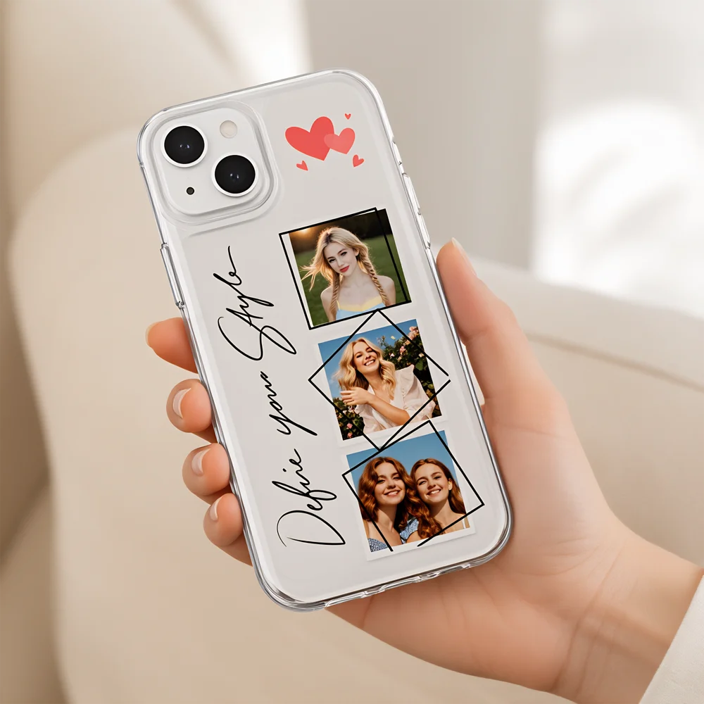 DIY Custom For iPhone 17 16 15 14 13 12 11 Pro Max Plus Mini SE XS XR Air 8 Plus Shockproof Phone Case Protective Back Cover