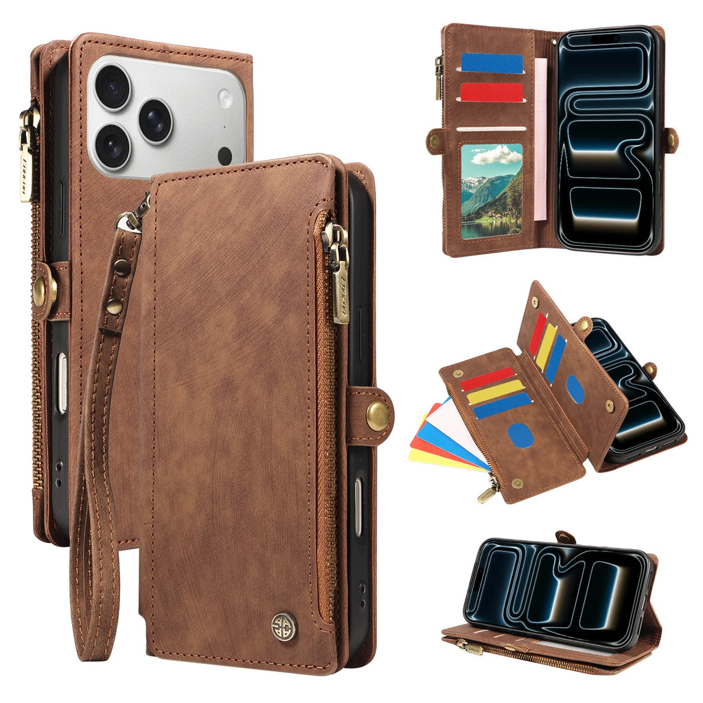 PU Leather Phone Case for Samsung GalaxyA56 A36 A35 A26 A17 A16 A13 A12 with Card Slots Magnetic Flip RFID Blocking Wallet Cover
