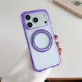 High Quality 360° Rotatable Ring Holder Case Anti-Scratch TPU PC Clear Wireless Charging Phone Cover For iPhone 18 17 Pro Max