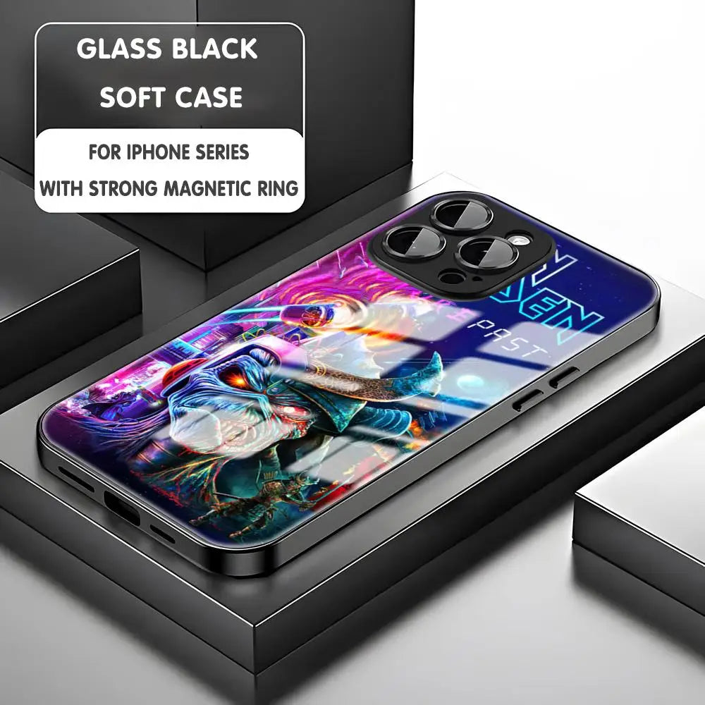 R-Run-To-The-H-Hills-Iron-M-MaidenES  Phone Case For iPhone 16 15 14 13 12 11 X XR XS 8 Plus Mini Pro Max Glass Magnetic Case