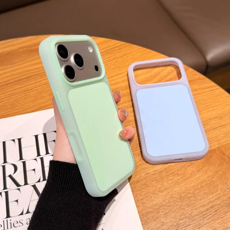 Fashion Candy Solid Color Jelly Case for iPhone 15 16 17 Pro Max 17Pro With Ai Camera Control Button Shockproof Skin Feel Cover