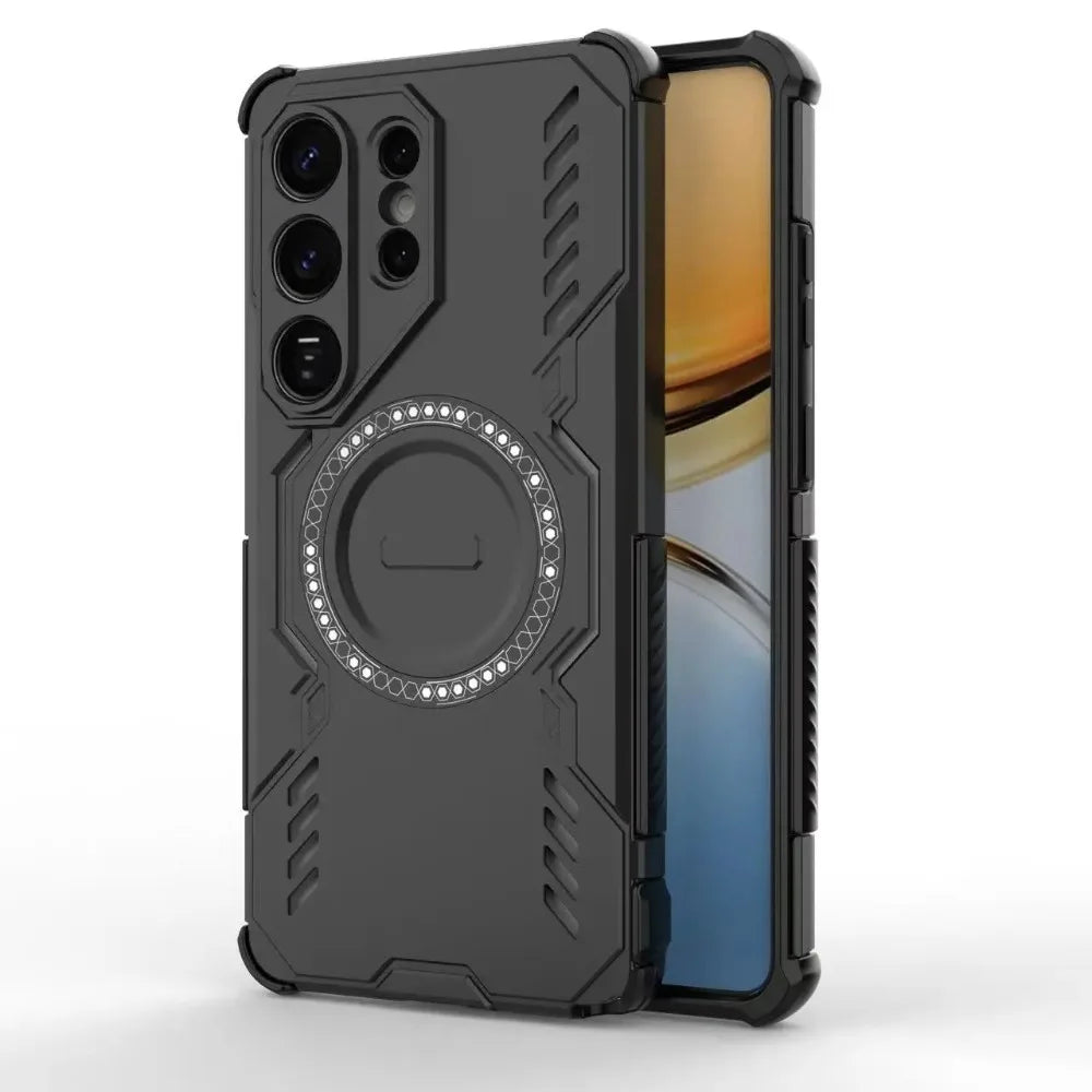 Magnetic Charging Armor Case For Samsung Galaxy S26 S25 Ultra Plus A57 A37 A17 5G A36 A26 A16 A55 Heat Dissipation Protect Cover