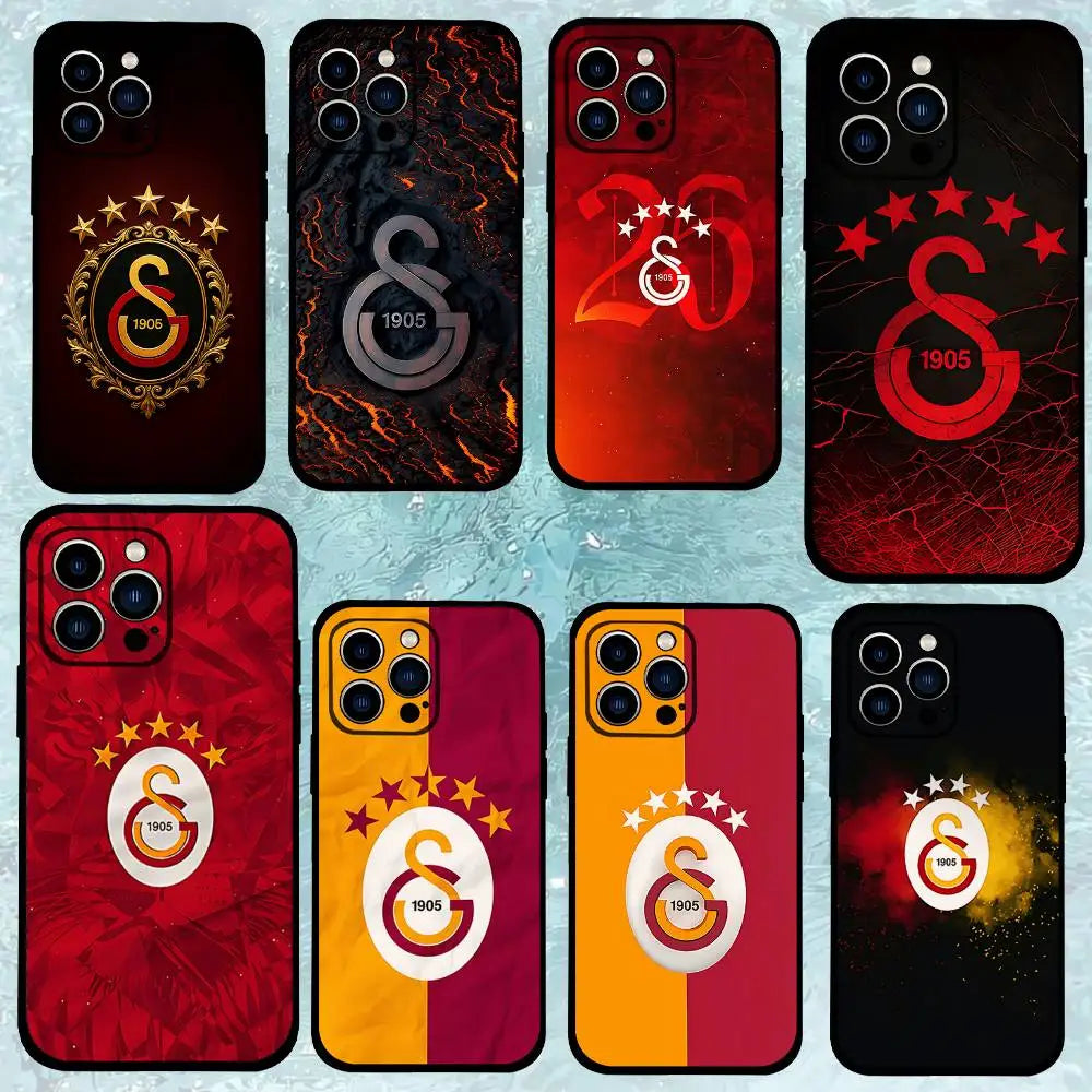 Cool G-Galatasaray-Clubs Phone Case Black That Fits For IPhone 17,16,15,11,13,14 Pro Max,Plus,X,Xr,Xs Max,13Mini