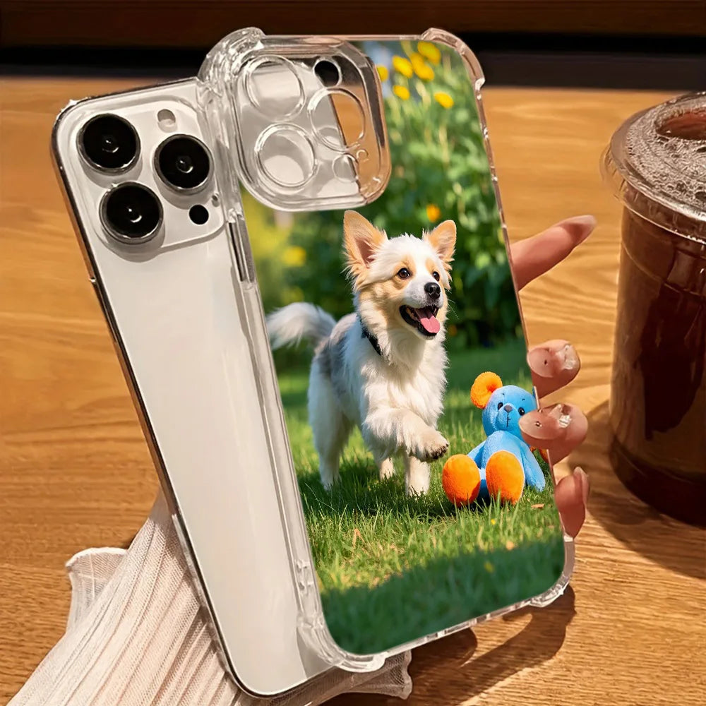 DIY Customised Photo Shockproof Case For iPhone 17 16 16e 15 14 13 12 11 Pro Max Mini SE 2020 2022 XS XR 6 7 8 Plus Air Cover
