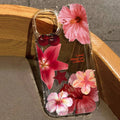 Cherry Flower Print Clear Case For iPhone 17 Air 16 15 14 13 Pro Max 11 12 Mini X XR XS 7 8 Plus SE2 Stylish Shockproof Cover