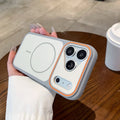 Luxury Dual Tone Phantom  Magnetic Phone Case For iPhone 11 12 13 14 15 16 17 Pro Max Air Plus Magsafe Bumper Back Cases Cover