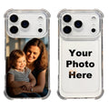 DIY Shockproof Soft Case Customised Parenting photo For iPhone 17 16 15 14 13 12 11 Pro Xs Max 16e XR Plus TPU back cover