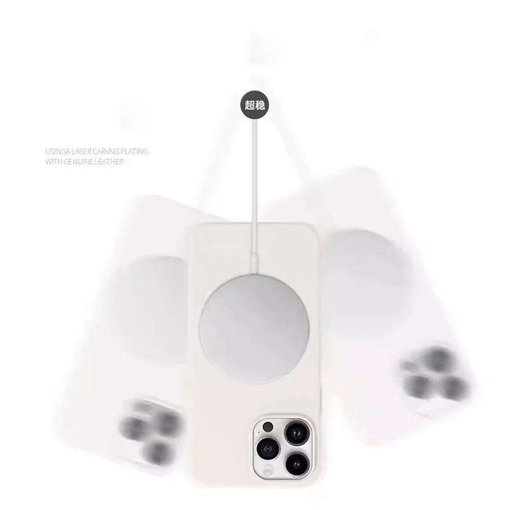 For Magsafe Liquid Silicone Magnetic Phone Case For iPhone 17 16 15 13 14 Pro Max Plus Cover For iphone 17 Pro Max Accessories
