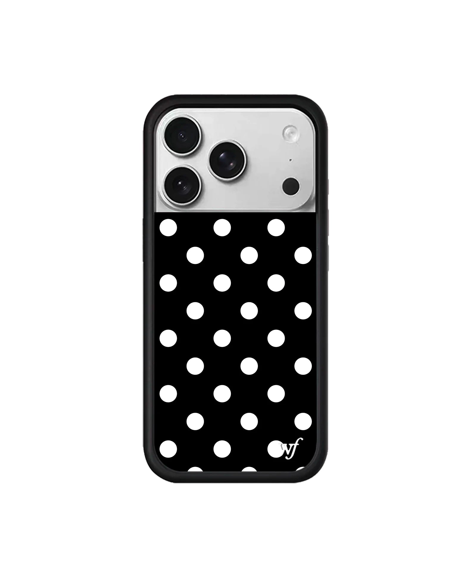Fashion Red Polka Dot 3D Wildflower Phone Case For iPhone 17 Pro 16 15 14 Pro Max Back Cover with Chain Cute Protective Cases