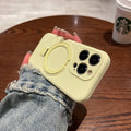 Liquid Silicone Magnet Stand Case for iPhone 16 Plus 15 14 13 12 Pro Max 11 For Magsafe Wireless Charge Protective Plain Cover