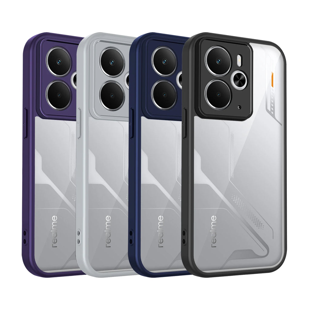 For Realme 14T Case Realme 14 5G Phone Case Realme 14t Cover Realme 14 5G Air Cushion Silicon Bumper Clear Matte Back Cover Hard