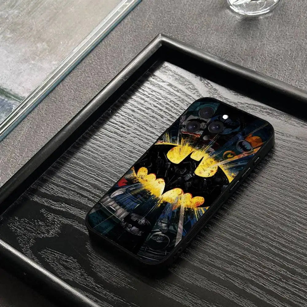 Cool-H-Batmans-S Fashion Black Phone Case That Fits For IPhone 17,16,15,11,13,14 Pro Max,Plus,X,Xr,Xs Max,13Mini