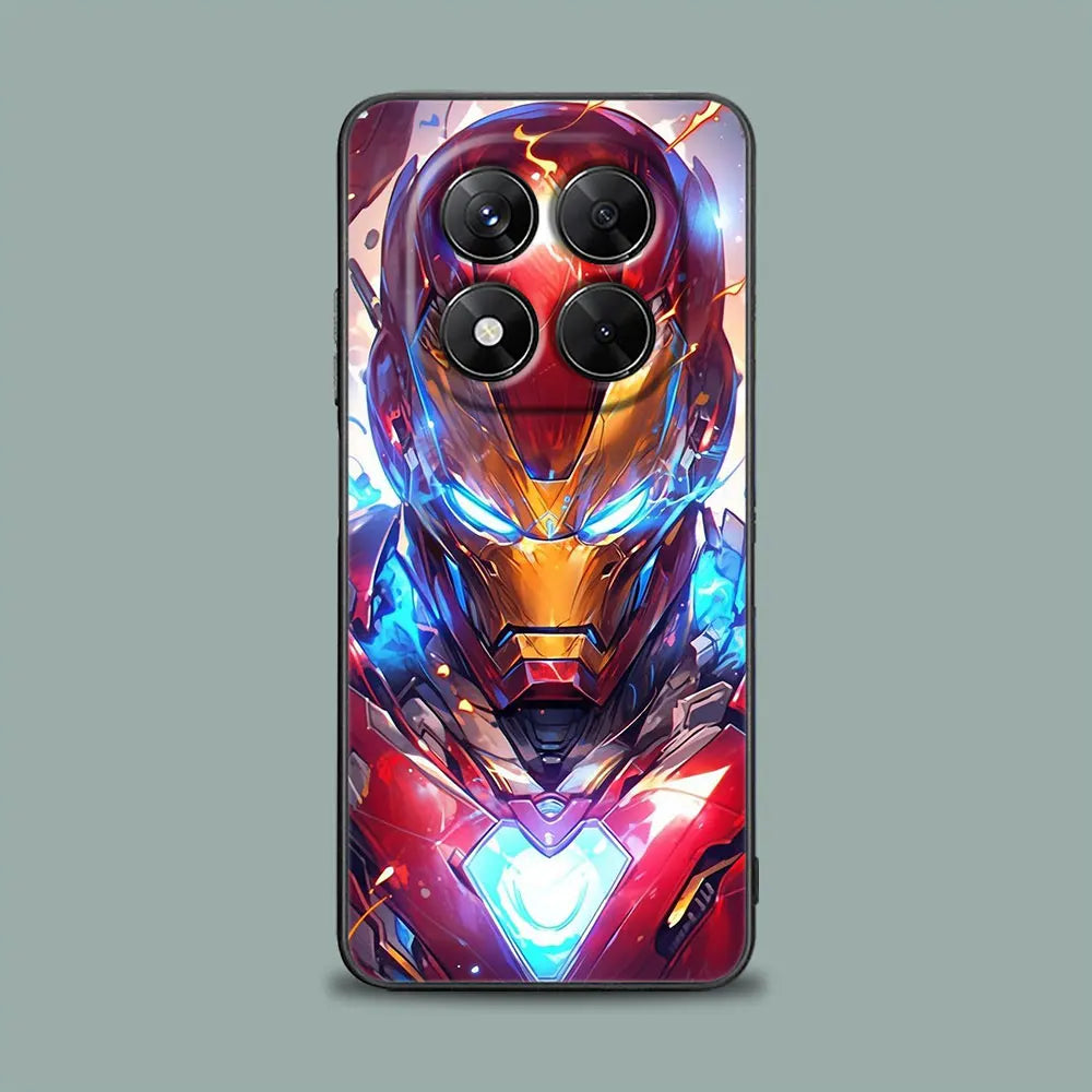 Phone Case For Redmi 15C 14C 13C 12C Ironman Marvel Heroes Back Cover For Redmi Note 15 14 13 12 Pro Plus 11 10 8 Pro Soft Case