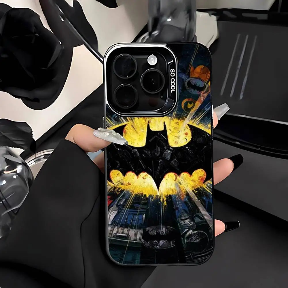 Cool-H-Batmans-S Fashion Phone Case For IPhone 17 16 15 11 12 13 14 Pro Max 16 Plus 12 Mini 7 8 XR XS 15Pro MAX Cove
