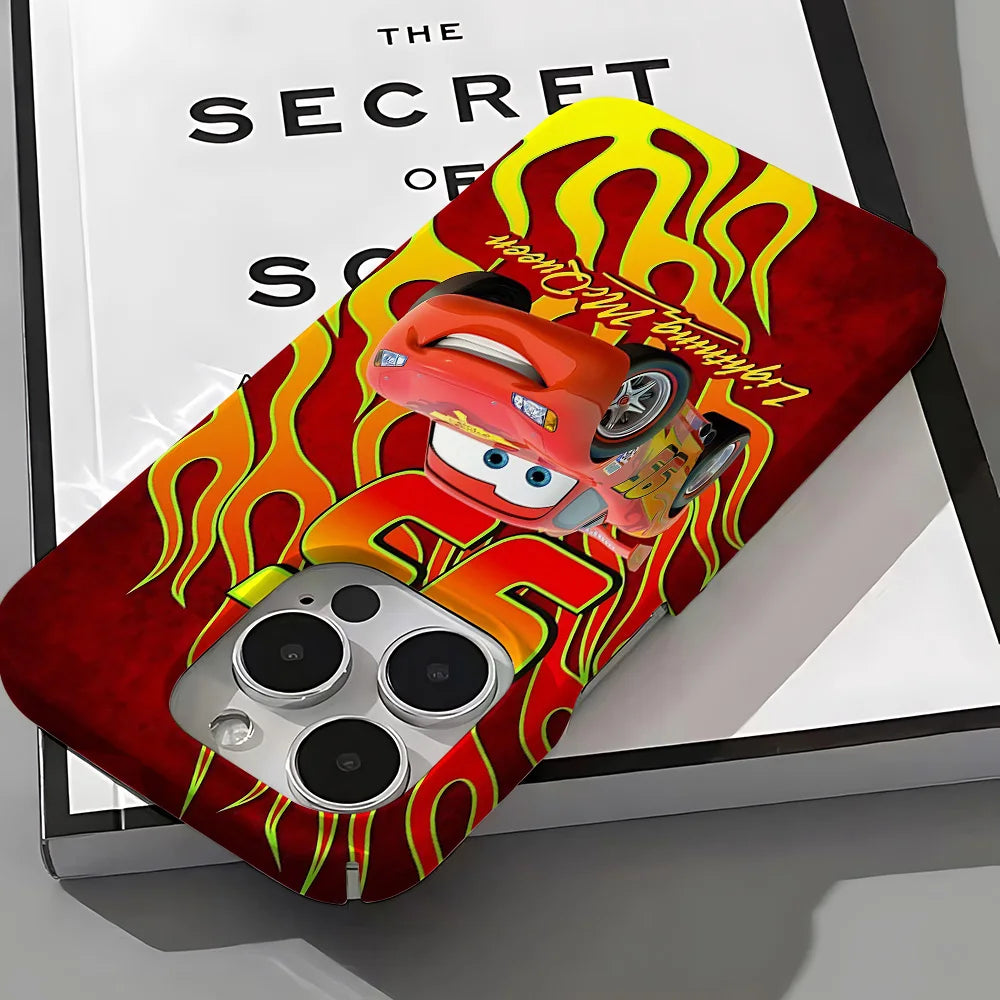 Phone Case for iPhone 17 16 15 14 13 12 11 Pro Max X XR XSMax 7 8 Plus Air Glossy Film Hard PC Cover Hot L-Lightnings M-McQueens