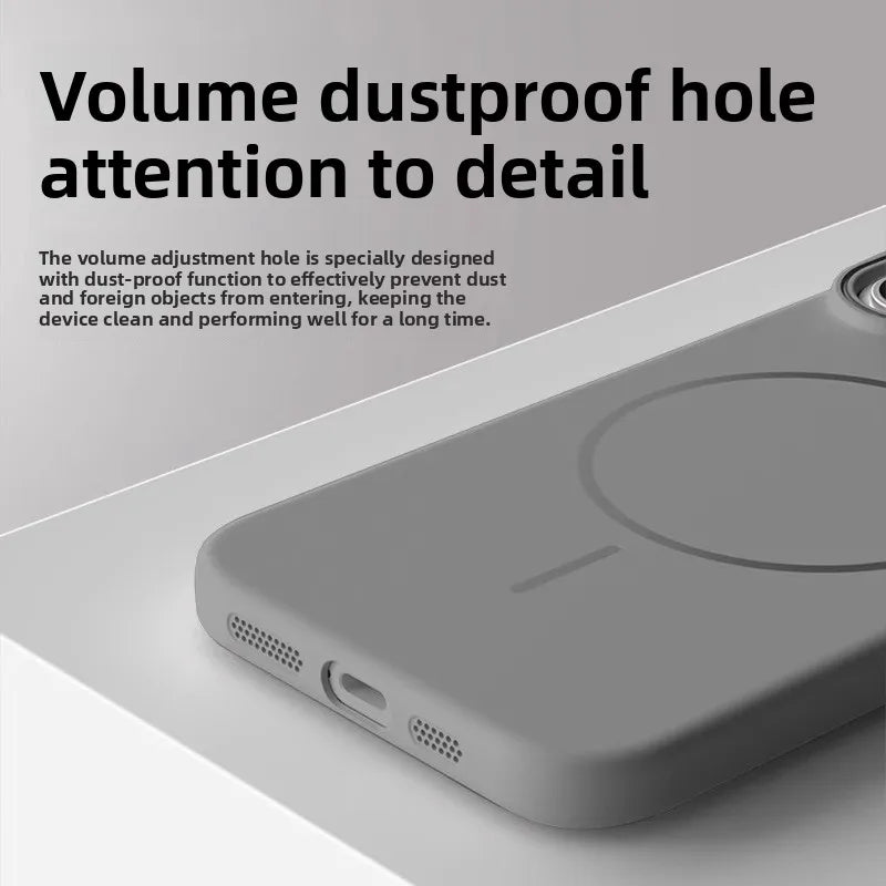 For Samsung S25FE Case Skin-friendly Liquid Silicone Magnetic Anti-drop Cover For Samsung Galaxy S25 FE Wireless Charging Funda