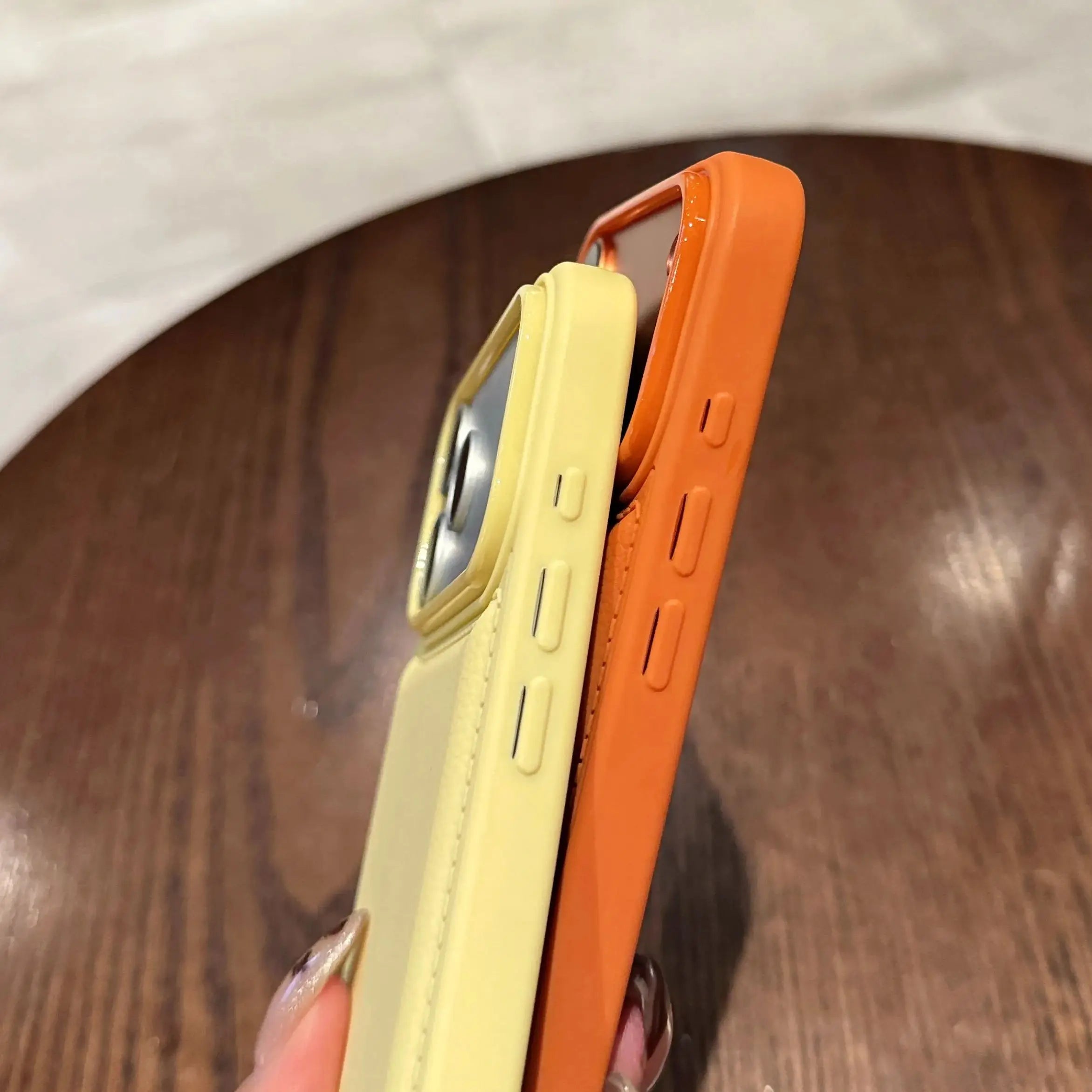 Luxury Leather Texture Air Cushion Case For iPhone Air 17 16 15 14 13 12 11 Pro XR X XS Max 8 7 6Plus Candy Color Silicone Cover