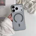 Frosted Hard Frameless Magnetic For Magsafe Case For iPhone 17 Air 16 15 14 Plus 13 12 11 17 Pro Max Translucent Thin Back Cover